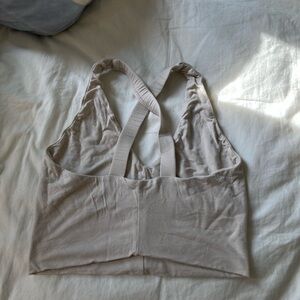 #2 Indigo Luna Ivory Cross Top